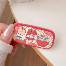 Cute Foldable Cartoon Creative Mirror Phone Stand, Korean-Japanese Style Pattern, Foldable Invisible Desktop Adhesive Mirror Back Sticker, New Binge-Watching Phone Holder, Portable Desktop Support Stand, Horizontal And Vertical Universal Mirror Phone Case Stand For Men, Premium Mirror Finish - Multicolor - View 6
