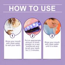 Teeth Whitening - Purple Tooth Powder - View 3