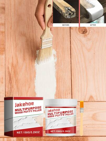 Multi-Purpose Wood Filler Putty For Furniture And Woodwork Repair, Excellent Adhesion And Long-Lasting Bond With Wood, Ensures Durable Repair Effect, Anti-Shrinkage And Anti-Cracking, Suitable For Repairing And Filling Cracks, Holes And Other Defects On Wood Surfaces. Can Be Used For Furniture, Flooring And Any Wooden Structure. A Great Gift For Family And Friends, Back To School Season Gift