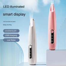 1PC Pet USB Hair Clipper, Low Noise Electric Trimmer With LED Light, Pet Claw Grooming Tool, Suitable For Cats And Dogs' Claw Hair, Ear Hair, Eye Hair And Private Area Hair Trimming - Multicolor - View 3
