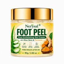 Foot Exfoliating Gel Cream, Cleanses Old Dead Skin, Contains Aloe Vera + Turmeric, Improves Rough Foot Skin, Moisturizing Formula Helps Keep Feet Soft And Smooth, Soothes Dry Skin, Suitable For Daily Foot Care, 80g / 2.82oz - Honey - View 7