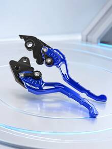Motorcycle Brake & Clutch Levers, 1 Pair CNC Aluminum Alloy Adjustable Long Brake And Clutch Lever Set, Anodized Handlebar Control Replacement Parts, Motorcycle Accessories, Suitable For Street And Sport Motorcycles - A - View 14