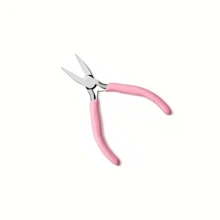 1/6pcs Pink Jewelry Pliers Set - With Opening Tool And Tweezers, Includes No-Tooth Pointed Pliers/Round Nose Pliers/Diagonal Cutter Pliers/Bent Nose Pliers, Multi-Function Small Pliers For Home Use, Basic Jewelry Making And Repair Tools, Suitable For Jewelers - A - View 8