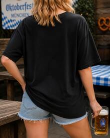 Women T-Shirts - Black - View 3