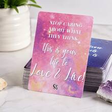 Cosmic Messages Tarot Divination Card Set - 42 Divination Cards With Cosmic Messages Atmosphere And Galaxy Theme For Relaxation, Collection, And Tabletop Game Use - Cosmic Messages - View 10