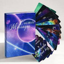 Cosmic Messages Tarot Divination Card Set - 42 Divination Cards With Cosmic Messages Atmosphere And Galaxy Theme For Relaxation, Collection, And Tabletop Game Use - Cosmic Messages - View 11