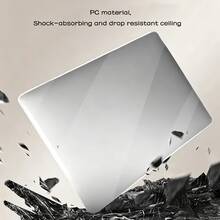 Kompatibel dengan 14-Inch 2026 M5 M2 Air 13.6-Inch Touch ID Case Kompatibel dengan Macbook Air 13-Inch M1 Case 2024 M4 Pro 16-Inch 14-Inch M5 15-Inch M3 2025 Crystal Clear Case Neo A18 Pro BARU - View 4