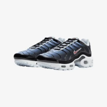 Nike Air Max Plus GS Kids' Lifestyle Sneakers - Black/blue Tint/light Smoke Grey/rugged Orange - View 3