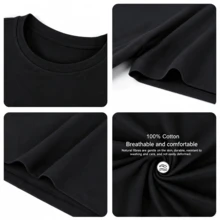 Street Cotton Oversized T‑Shirt, I Hate Being Sober Bold Fun Slogan Graphic Drop Shoulder Tee For Travel Street Look - Black - View 5