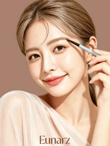 Eunarz Long-Lasting Multi-Function Eyebrow Pencil And Brush Set, Waterproof And Smudge-Proof Formula, Suitable For Light Brown To Dark Brown Hair Colors, Creates Natural Eyebrow Look, Smooth Texture, Buildable Coverage - 311#LIGHT BROWN - View 4