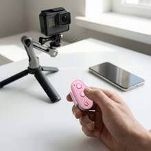 UEGOGO Remote Kontrol Nirkabel BT 5.3, Kompatibel dengan Action 4/5 Pro/6, Kompatibel dengan Kamera Aksi Isi Ulang Insta360 X3/X4/X5, Jarak Remote hingga 10m - Hitam - View 13