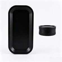 1 Set, New Material Smoking Kit | Grinder + Rolling Tray Matte Portable Smoking Accessories, Smoking Tools Set, Holiday Gift! Valentine's Day Gift! Christmas Gift! - View 7