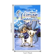 Winter Magic Tarot Cards, 78 Cute Anime Style Tarot Deck, Ice And Snow Style Tarot Cards, Cartoon Winter Castle Pattern, Tarot Enthusiast Gift, Spiritual Guidance Cards, Exquisite Gift Box Set, Friend Gift, Holiday Gift - Winter Magic - View 3