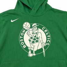 Nike   Retro Logo Print Hoodie Green Men's - Green - View 3
