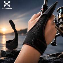 HASIDA 單隻釣魚手套，適用於釣魚線操作，戶外釣魚裝備 - 透氣的 - 查看 1