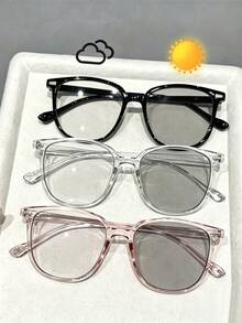 3pcs Black Transparent Pink To Gray - 3pcs Black Transparent Powder to Gray - View 4