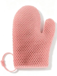 New Honeycomb TPU Exfoliating Bath Gloves, Quick-Drying Body Scrub Sponge For Bathroom Use - Multicolor - View 10