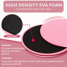 1/2 Pair Sliding Discs, Yoga Pilates Fitness Gliders, Double-Sided Sliding Discs For Sports Exercise, Ballet Rotation Discs, Non-Slip Home Floor Training Equipment, Enhance Abdominal Strength And Balance, Back And Glute Workout Boards, Suitable For Gym And Dance - Multicolor - View 2