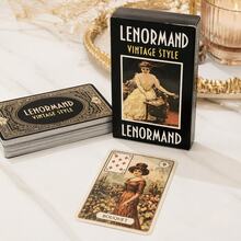 Lenormand Vintage Style Retro Tarot Cards Classical Portrait Art Style Casual Gathering Party Activity Multi-Player Card Game Collection Gift Cards - Renault Man - View 5