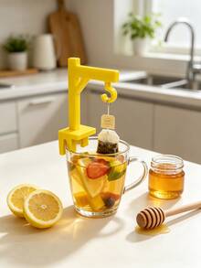 1/2pcs Creative Mini Crane Shaped Tea Bag Holder, Reusable Cup Rim Anti-Drop Tea Bag Hook, Home Office Tea Bag Fixing Clip, Suitable For 3-5mm Thick Cups, Convenient For Hanging Tea Bags, Even Infusion, Practical Small Tool, Tea Lover Home Office Gift - Multicolor - View 5