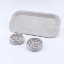 1 Set, New Material Smoking Kit | Grinder + Rolling Tray Matte Portable Smoking Accessories, Smoking Tools Set, Holiday Gift! Valentine's Day Gift! Christmas Gift! - View 11