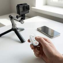UEGOGO Remote Kontrol Nirkabel BT 5.3, Kompatibel dengan Action 4/5 Pro/6, Kompatibel dengan Kamera Aksi Isi Ulang Insta360 X3/X4/X5, Jarak Remote hingga 10m - Hitam - View 11