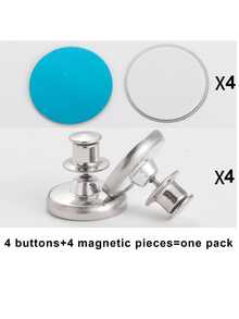 Modern Metal Magnetic Hooks, Easy To Install Wall-Mounted Magnetic Clips, Suitable For Curtains, Shower Curtains, Edging, Wall Decals And Door Decals, Ideal Gift For Birthdays, Graduations And Other Occasions - Multi-color - View 9
