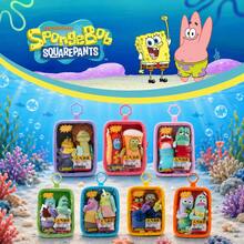 SpongeBob SquarePants 1pc Road Fish Series Plush Coin Purse & Pendant Set, Funny Working Fish Man Design, Cute Cartoon Plush Hanging Ornament, Can Be Hung On Backpacks And Keys, Small Doll, Suitable For Daily Matching Decoration, Fan Collection Display, Fun Birthday Gift, Gift For Best Friends And Classmates, Adorable Quirky Portable Accessory - Multicolor - View 4