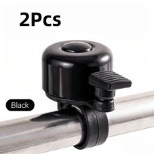 2Pcs Aluminum Alloy Bicycle Bell, Crisp And Loud Cycling Warning Bell, Lightweight And Easy To Install, Multiple Colors Available - Multicolor - View 8