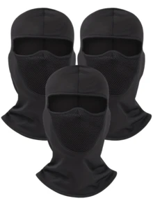 1pc/2pcs Balaclava Full Face Mask, Winter Windproof Neck Gaiter, Breathable UV Protection Face Mask, UPF50+, Ski Mask, Outdoor Sports, Halloween Costume - Multicolor - View 12