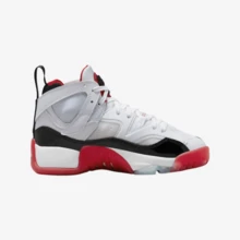Nike Jordan Jumpman Two Trey GS Kids' Basketball Sneakers - White/gym Red/black - View 2