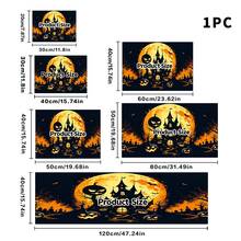 1pc Absorbent Drying Mat, Coffee Machine Mat, Halloween Pumpkin Castle Moon Night Design, Non-Slip Tabletop Protection, Suitable For Plates And Kitchen Utensils, Fits Holiday Table Decor, Applicable For Kitchen Counter, Bar And Dining Scenes, Quick Drying For Tableware, Multi-Purpose Drainage Mat, Home Gift, Tabletop Decoration - XYLSD-1029 - View 14