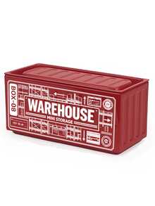 Vintage Industrial Mini Container Storage Box, Iron Cargo Ship Model Desktop Organizer, Creative Tin Metal Container Trinket Box, Retro Freight Container Decor Box For Desk, Small Items Jewelry Stationery Storage Home Decor Gift - Multicolor - View 15
