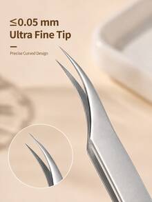 High Precision Ultra Fine Point Tweezers Dolphin Tweezers For Blackheads, Fine Hair, Acne - Multicolor - View 8