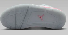 Jordan Air Jordan 4 Retro Valentine's Day Soft GS Retro Campus Style Basketball Shoes Unisex White Pink Green - Off-white Pinkish Green - View 5