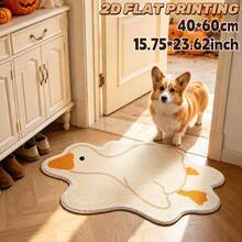 1pc 2026 New Duck Shaped Plush Carpet, Cartoon Animal 3D Tactile Floor Mat, Autumn/Winter Bestselling Decorative Rug, Bedroom Decor, Small Rug, Carpet, Home Decor, Living Room Carpet, Living Room Small Rug, Bedroom Carpet, Living Room Home Decor, Outdoor Carpet, Washable Carpet - Multicolor - View 4