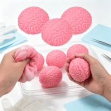 Tachimi 1pc Cerebellum Interactive Play Toy, Squishy Crunchy Play Articles, Slow Rising Squishies, Fidget Toys Kids Toys, Packed In Separate Bags For Daily Entertainment Shipped Randomly - Multicolor - View 2