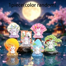1 buah Boneka Resin Figur Lucu Berbentuk Rubah Ekor Sembilan Gaya Cina Baru Ukuran Besar, Kotak Buta Kreatif - A - View 13
