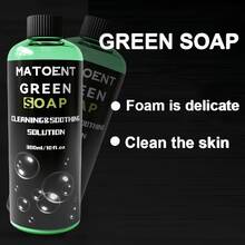 Concentrated Dilutable Green Tattoo Cleaning Soap, Gentle Non-Irritating Tattoo Cleaning Solution, Complete Set With 150ml And 250ml Squeeze Bottles, Suitable For Daily Use In Tattoo Shops - Multicolor - View 6
