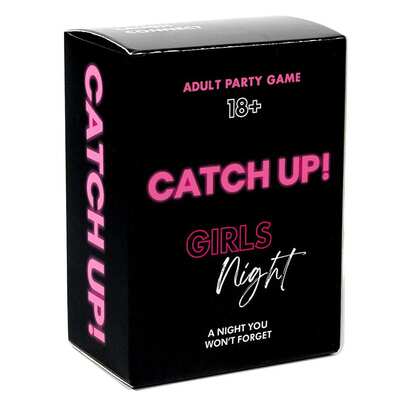 "Catch Up!" Women's Party Casual Entertainment Strategy Card Game, Fun Conversation Game For Friends, Stress-Relief Chatting Entertainment Card Game, Perfect Playful Gift For Girlfriend, Romantic And Fun 21st Birthday, Valentine's Day And Christmas Gift Choice