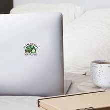 1PC Cute Turtle "Just An Introvert Introverting" Sticker, Introvert Meme Vinyl Decal, Funny Social Quote, Waterproof Sticker For Laptop, Water Bottle, Car, Phone Case - Multi-color - View 4