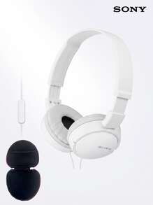 Sony Headphone Over-Ear MDR-ZX110AP Berkabel, Desain Ringan dan Dapat Dilipat, Bantalan Kepala Lembut untuk Pemakaian Jangka Panjang, Dilengkapi Mikrofon, Kualitas Panggilan Jernih, Cocok untuk Kantor dan Belajar, Warna Putih, Antarmuka 3.5mm - Putih - View 12