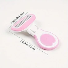 Women's Manual Body Shaver With Travel Storage Case, Painless Hair Removal For Legs, Bikini Area, Armpits, Gentle For Sensitive Skin, Wet & Dry Dual‑Use, Reusable Non‑Slip Ergonomic Handle, Portable Travel‑Friendly Grooming Razor For Home & Vacation - Multicolor - View 10