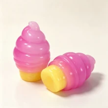 Tachimi 1pc Ice Cream Squeeze Toy, Novelty Item With Squishy Crunchy Texture, Fidgettoys Ideal For Toy Lovers' Collection Shipped Randomly - Multicolor - View 2