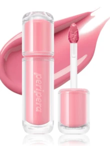 Peripera 水性有色唇蜜，保濕裸色唇蜜，鏡面感唇彩，玻璃光澤，豐唇，補水，輕盈，提亮，持久，不黏膩，適合佩戴口罩，無白色殘留，韓系妝容，韓國化妝品 - # 04 ANYWAY, PEACH - 查看 3