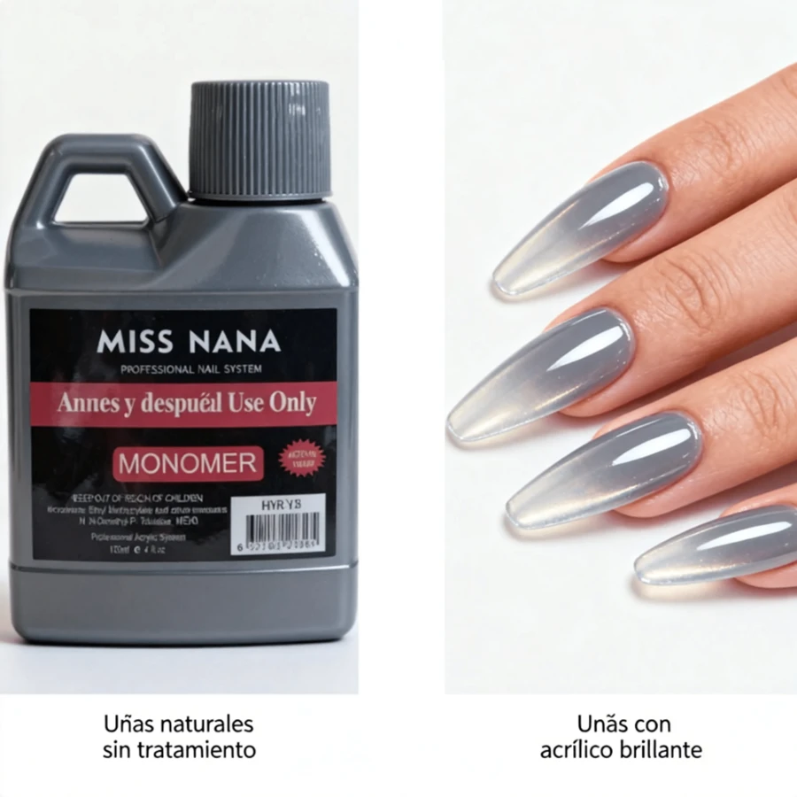 Acrylic Nail Powders & Liquids - Apricot - View 1