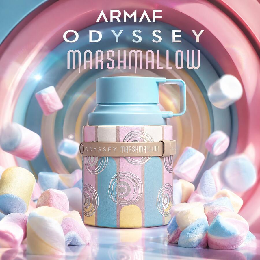 Armaf Odyssey Marshmallow Perfume para Mujer EDP 100ml (3.4 Oz) | Gourmand Dulce | Eau de Parfum - Gourmets cálidos y dulces - Ver 1