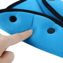 2pcs Kids Car Seat Belt Adjuster + Shoulder Pad Set, Anti-Choke Shoulder Belt Positioning Protector, Soft Comfortable Detachable, Car Seat Accessories For 3-6 Years Old Children - Multicolor - View 5