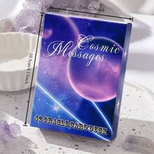Cosmic Messages Tarot Divination Card Set - 42 Divination Cards With Cosmic Messages Atmosphere And Galaxy Theme For Relaxation, Collection, And Tabletop Game Use - Cosmic Messages - View 3