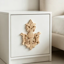 1 buah Hiasan Tempel Ukiran Kayu Solid, Cocok untuk Lemari, Pintu, Jendela, Furnitur, Dinding Latar Belakang, Teras, Kantor, dan Lainnya, Dekorasi Liburan, Dekorasi DIY - Beraneka warna - View 12